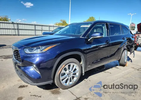 2021 Toyota Highlander Hybrid Limited z USA, uszkodzony, nr VIN 5TDXBRCH8MS054602